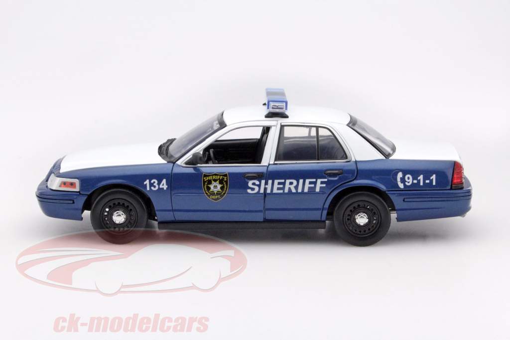 Ford Crown Victoria Police Interceptor The Walking Dead 2010 1:18 Greenlight