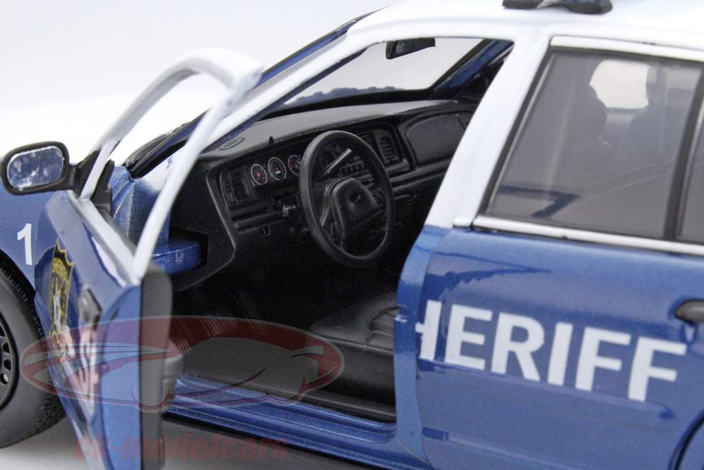 Ford Crown Victoria Police Interceptor The Walking Dead 2010 1:18 Greenlight