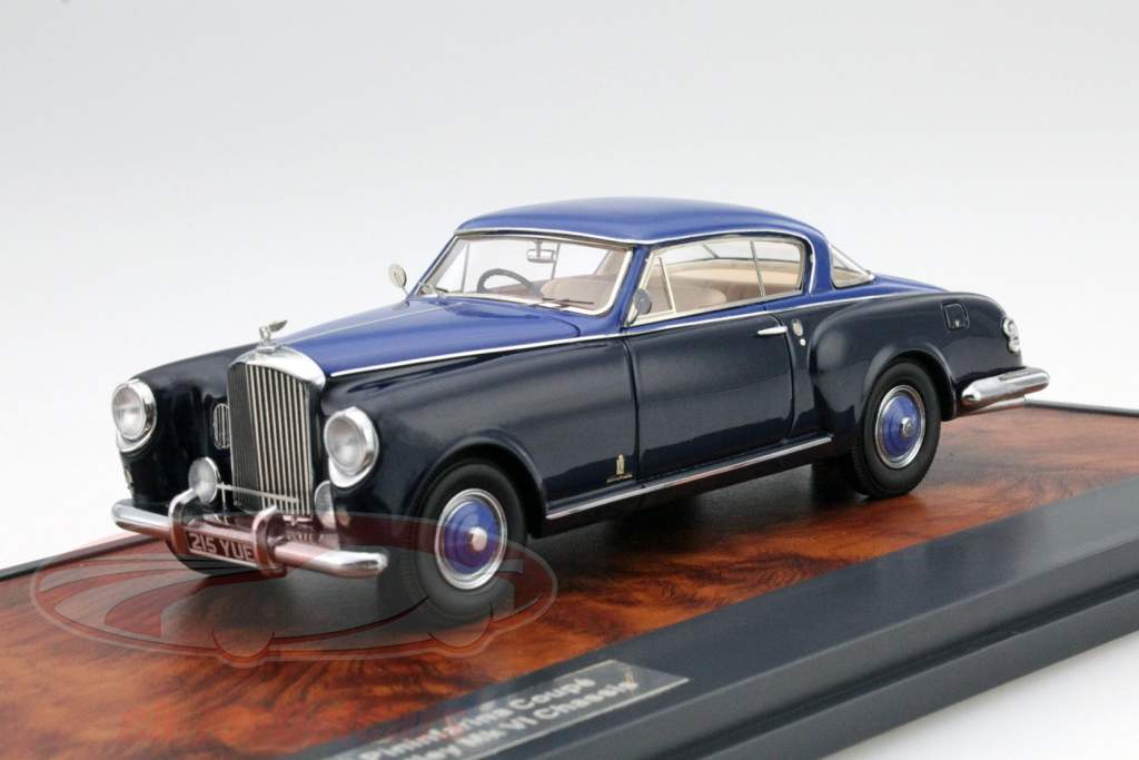 Bentley MKIV Pininfarina Coupe année 1952 bleu 1:43 Matrix