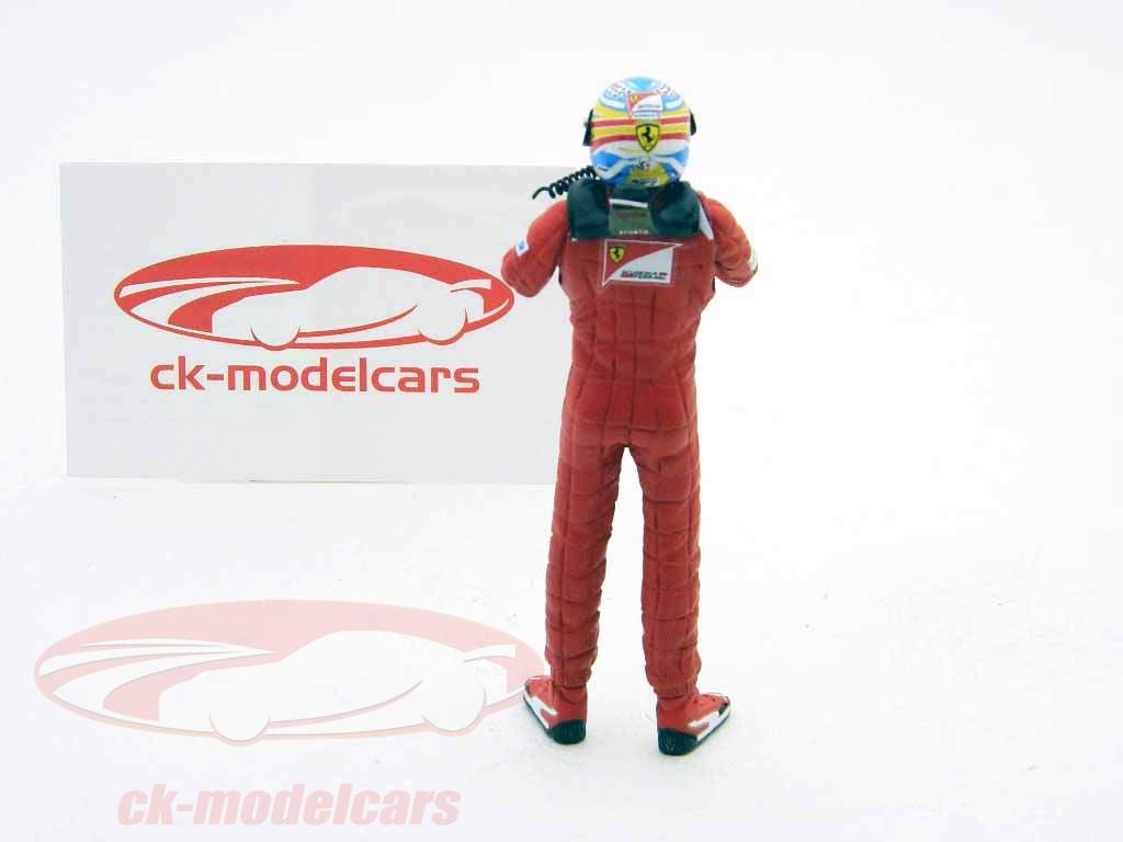 F. Alonso Fahrerfigur Formel 1 2011 stehend Ready to Race 1:18 TopMo
