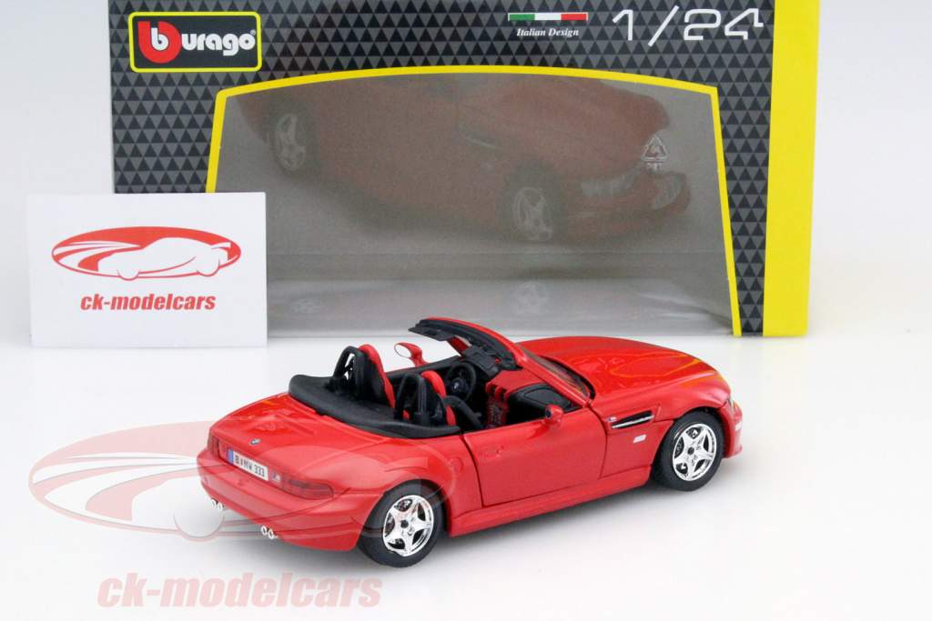 BMW Z3 M Roadster rouge 1:24 Bburago