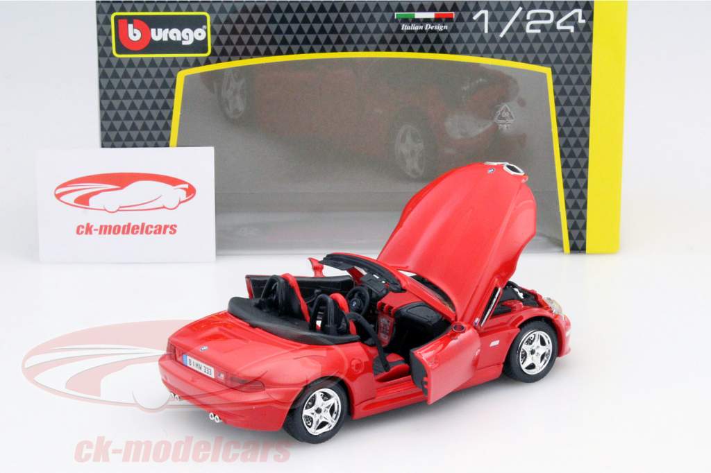 BMW Z3 M Roadster rouge 1:24 Bburago