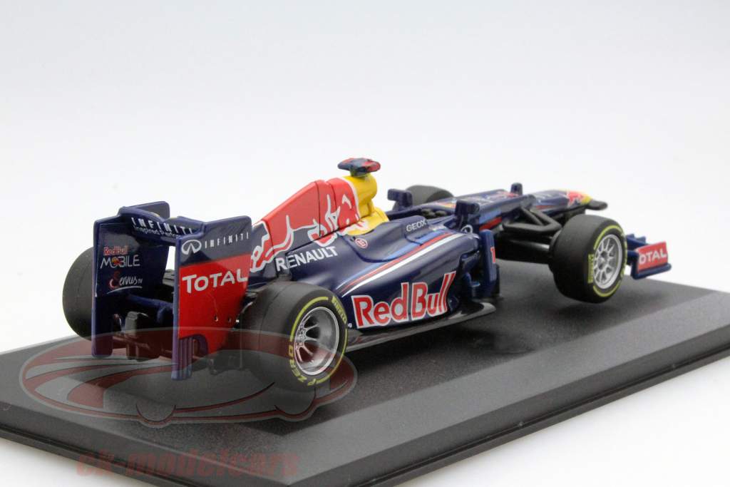 Sebastian Vettel Red Bull RB8 #1 campeón del mundo fórmula 1 2012 1:32 Bburago