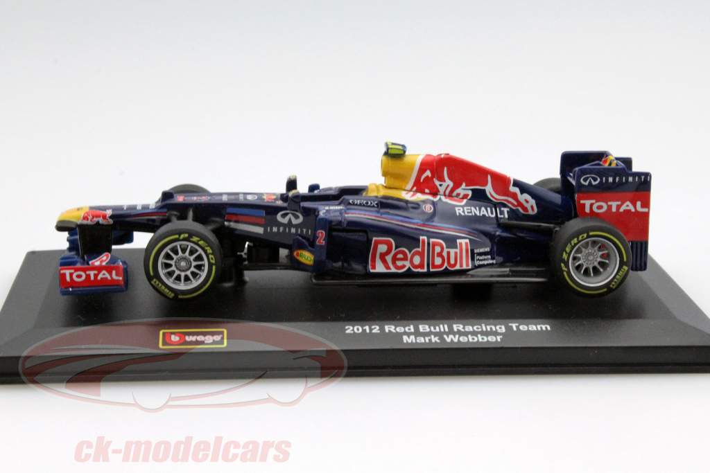 Mark Webber Red Bull RB8 #2 Formel 1 2012 1:32 Bburago