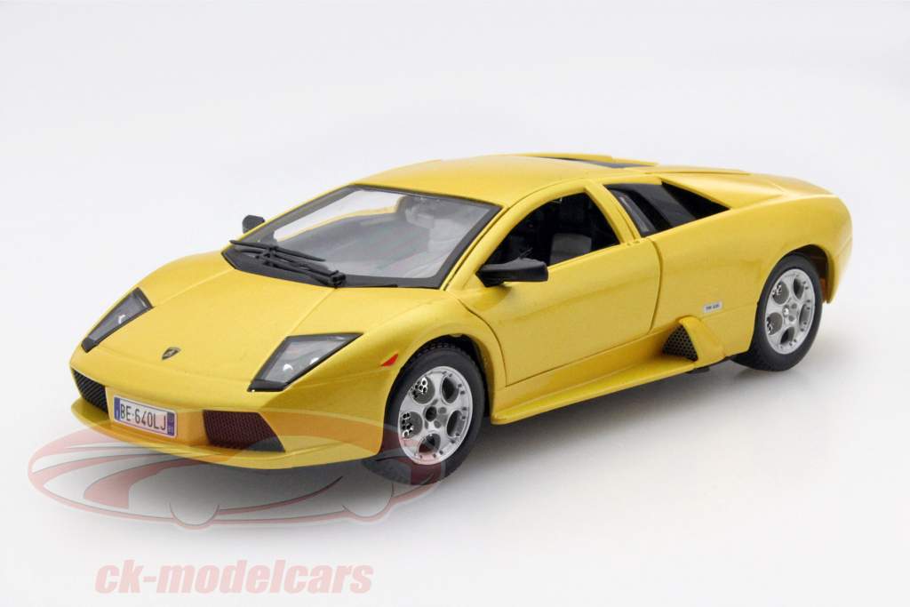 Lamborghini Murcielago geel 1:24 Bburago