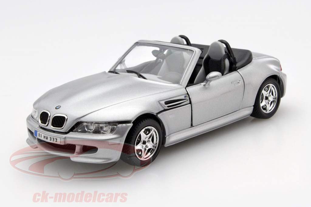 BMW Z3 M Roadster argent 1:24 Bburago