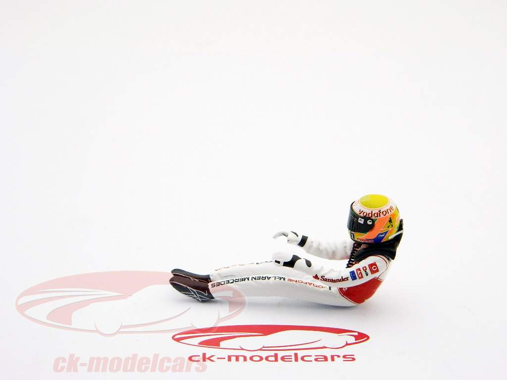 L. Hamilton driver figure formula one 2011 driving 1:18 TopMo