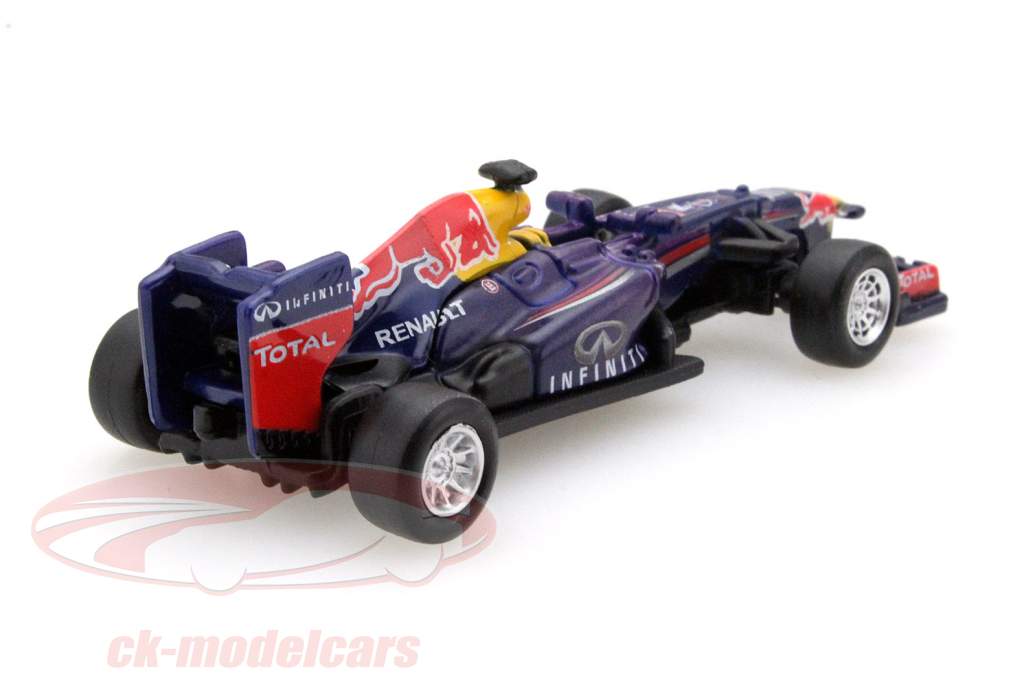 Sebastian Vettel Red Bull RB9 #1 campeón del mundo fórmula 1 2013 1:64 Bburago