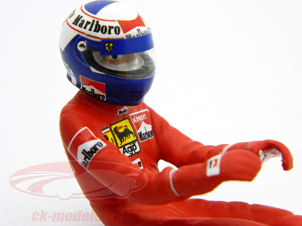 A. Prost driver figure formula one 1990 driving 1:18 TopMo