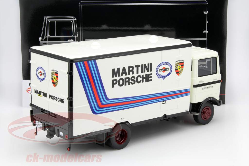 Mercedes-Benz LP 608 Porsche servicio de carreras transportador Martini 1:18 PremiumClassiXXs