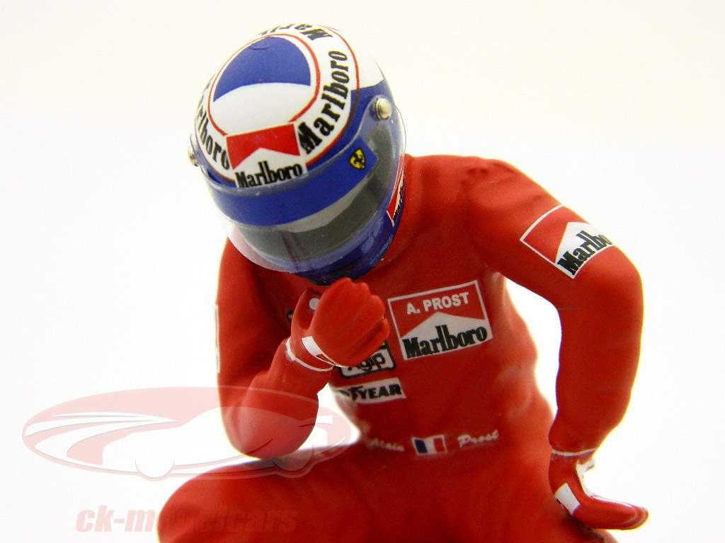 A. Prost Fahrerfigur Formel 1 1990 sitzend 1:18 TopMo