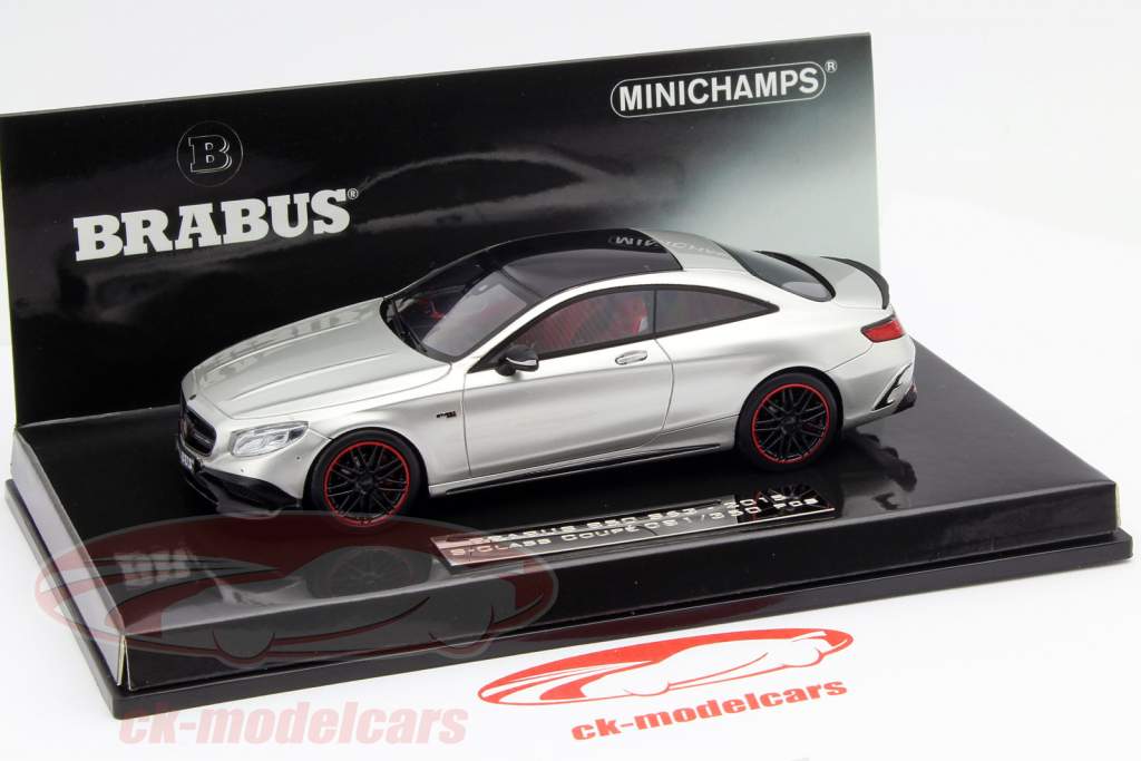 Brabus 850 (S63) S-Class année 2015 gris 1:43 Minichamps