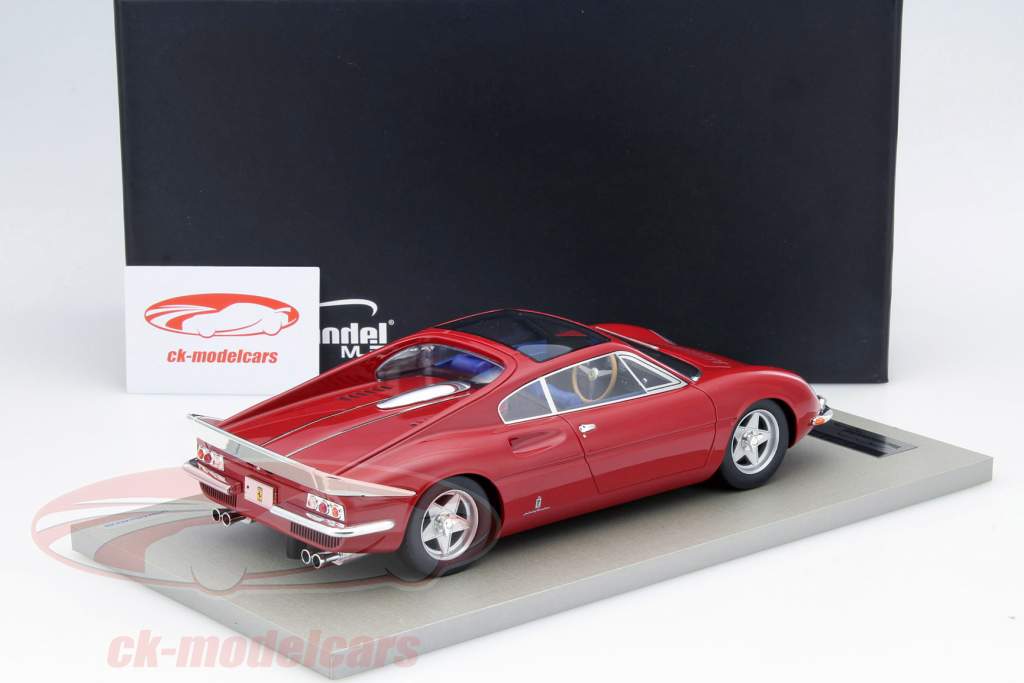 Ferrari F365P Berlinetta Speciale Gianni Agnelli Year 1968 red 1:18 Tecnomodel
