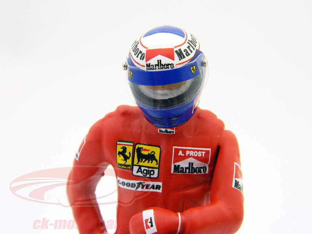 A. Prost driver figure formula one 1990 staying on the wall 1:18 TopMo