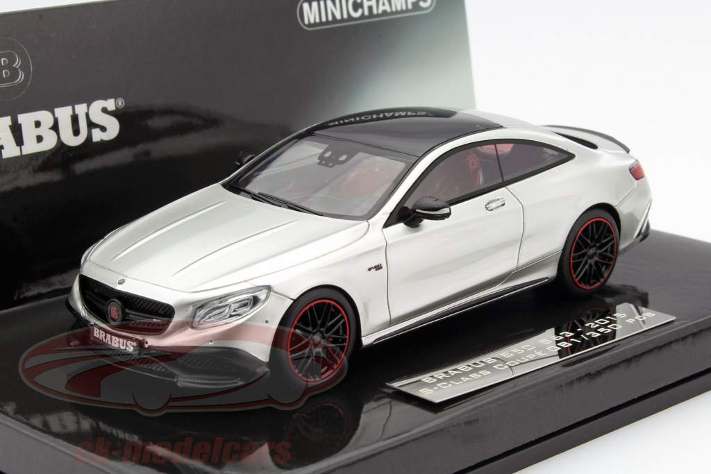 Brabus 850 (S63) S-Class год 2015 серый 1:43 Minichamps