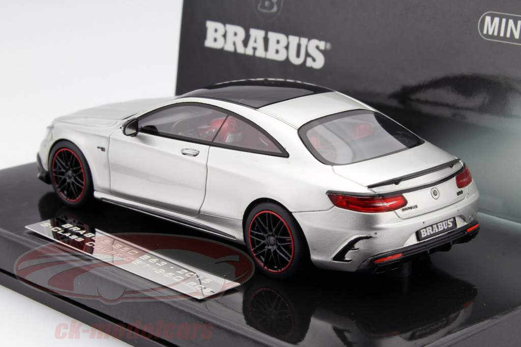 Brabus 850 (S63) S-Class год 2015 серый 1:43 Minichamps
