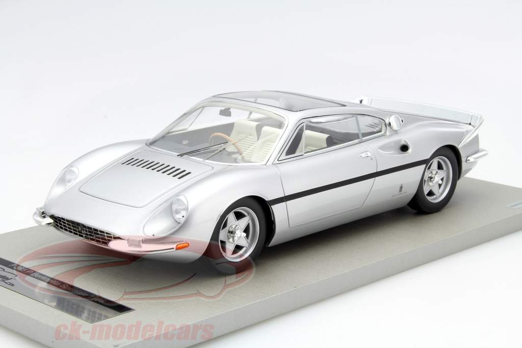 Ferrari F365P Berlinetta Speciale Gianni Agnelli année 1968 argent 1:18 Tecnomodel