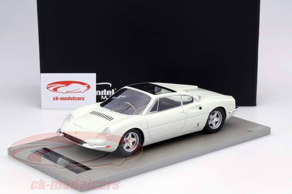 Ferrari F365P Berlinetta Speciale Gianni Agnelli Year 1968 white 1:18 Tecnomodel