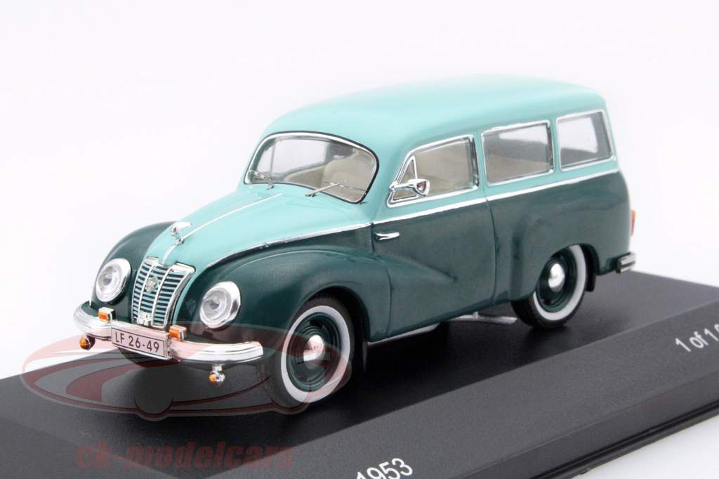 IFA F9 Kombi год 1953 зеленый 1:43 WhiteBox