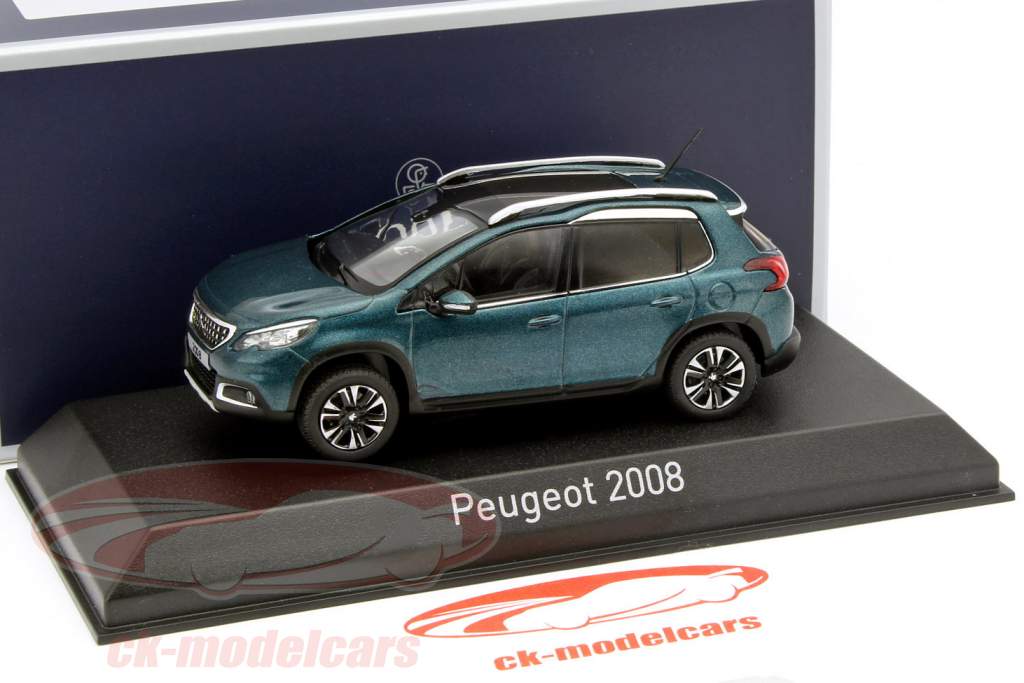 标致 2008 2016年 翡翠绿色 1:43 诺威尔 Norev
