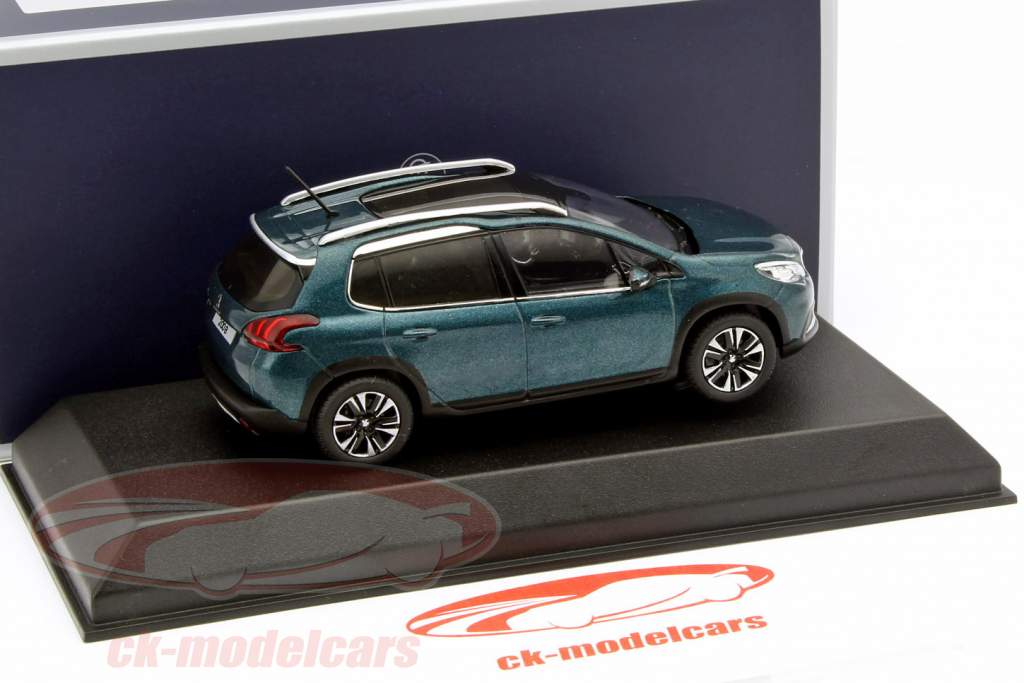 标致 2008 2016年 翡翠绿色 1:43 诺威尔 Norev