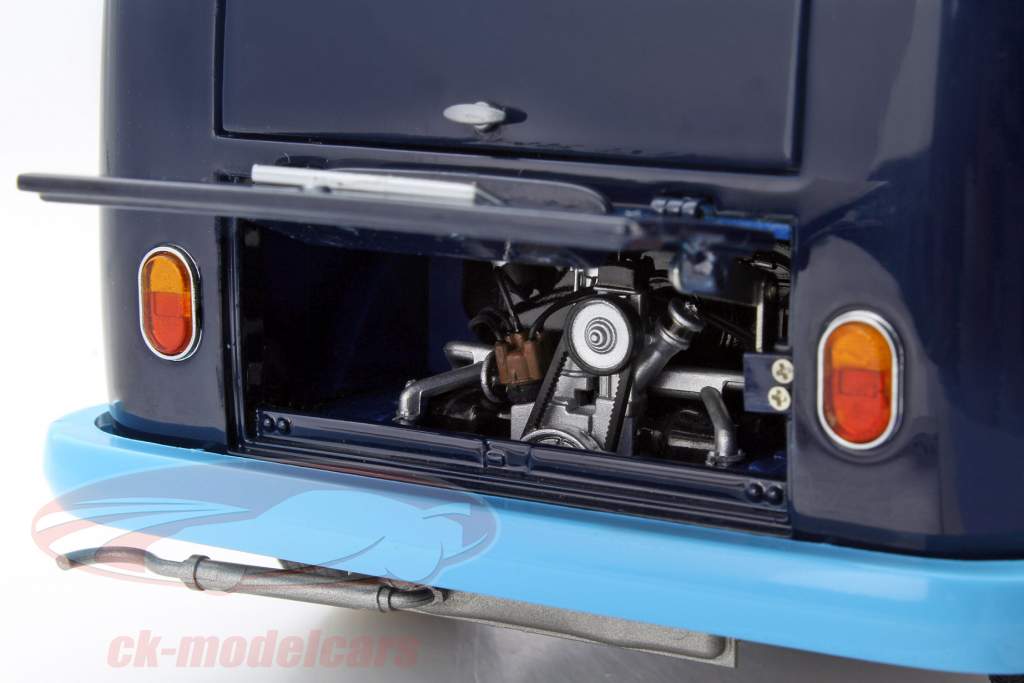 Volkswagen VW T1b transporter Martini Year 1959-63 blue 1:18 Schuco