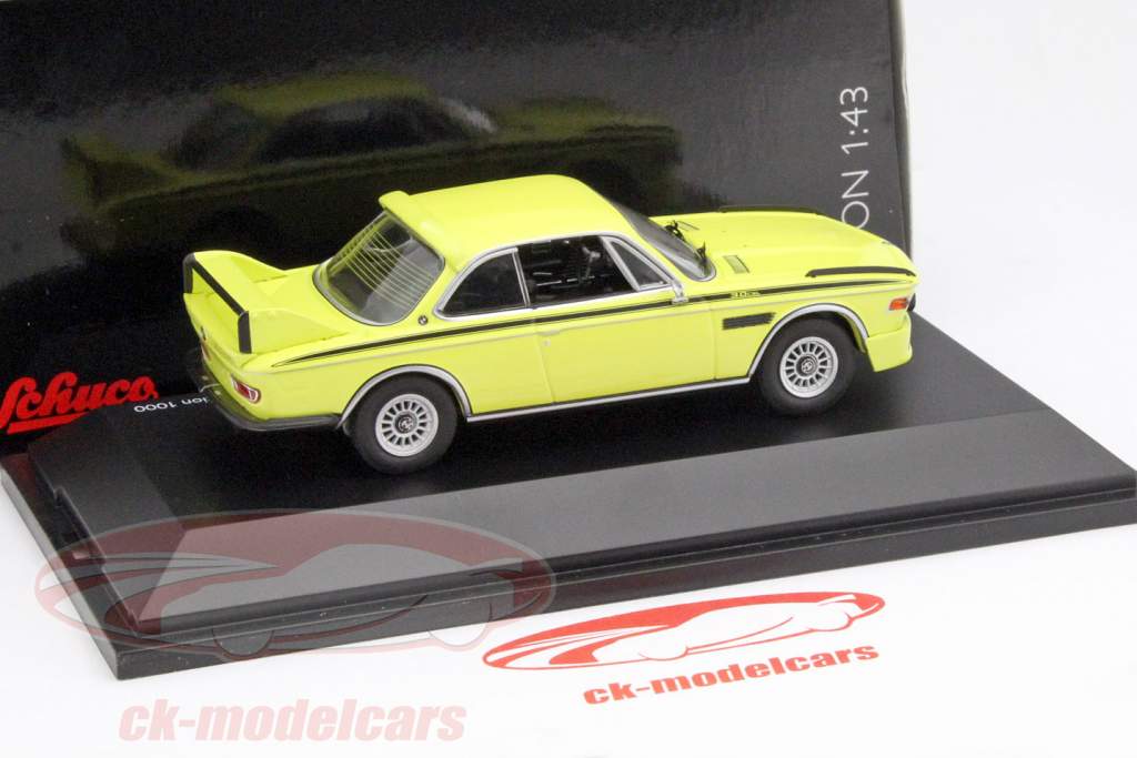 BMW 3.0 CSL (E9) 黄色 1:43 Schuco
