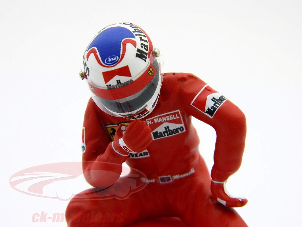 N. Mansell Fahrerfigur Formel 1 1990 sitzend 1:18 TopMo