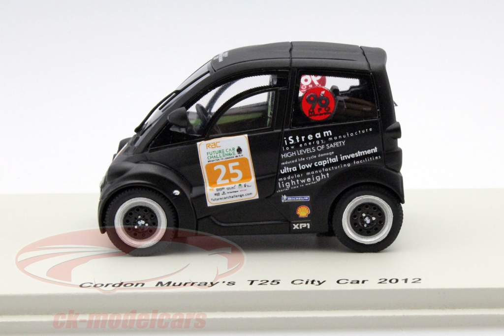 Gordon Murray's T25 City Car 2012 zwart 1:43 Spark