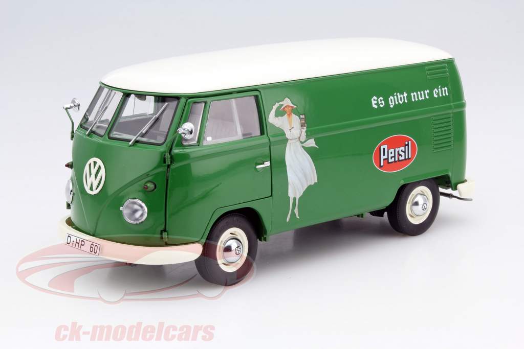 Volkswagen VW T1b transporteur Persil année 1959-63 vert 1:18 Schuco