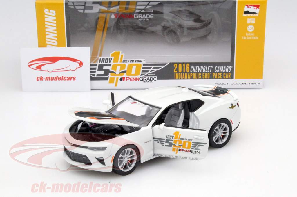 Chevrolet Camaro Indianapolis 500 Pace Car 2016 1:24 Greenlight