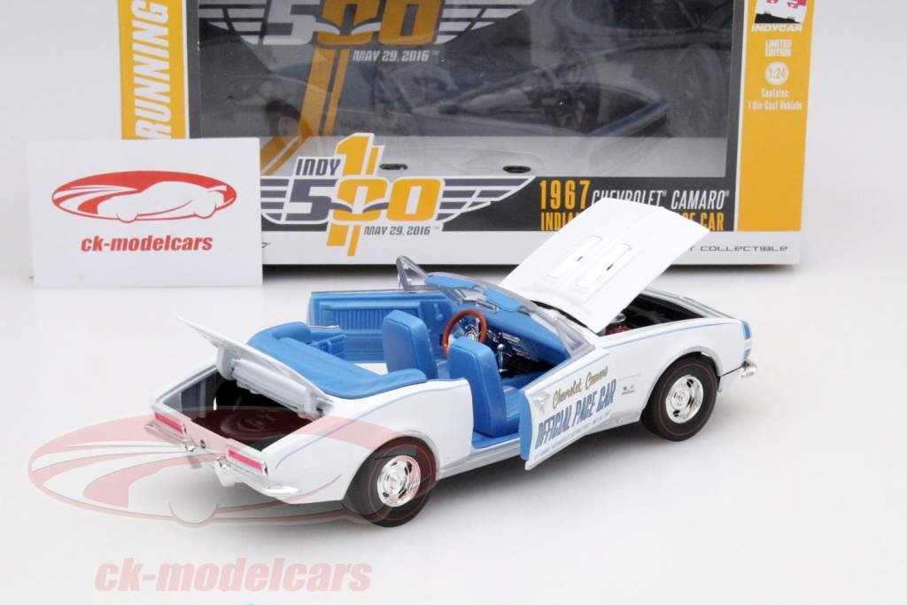 Chevrolet Camaro Indianapolis 500 Pace Car 1967 1:24 Greenlight