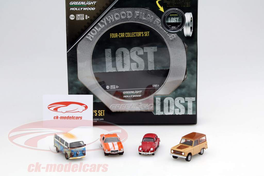 Lost TV-Series 4-Car ensemble version 1 1:64 Greenlight