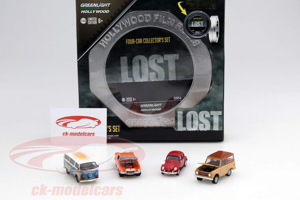 Lost TV-Series 4-Car ensemble version 1 1:64 Greenlight