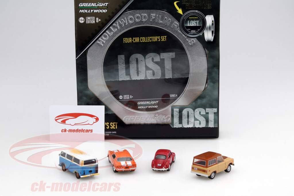 Lost TV-Series 4-Car ensemble version 1 1:64 Greenlight