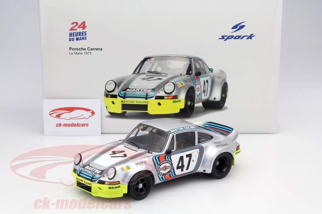 Porsche 911 Carrera RSR #47 24h LeMans 1973 Joest, Haldi 1:18 Spark