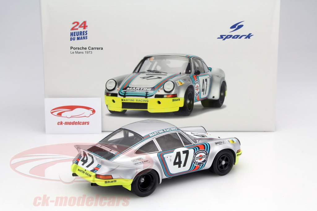 Porsche 911 Carrera RSR #47 24h LeMans 1973 Joest, Haldi 1:18 Spark