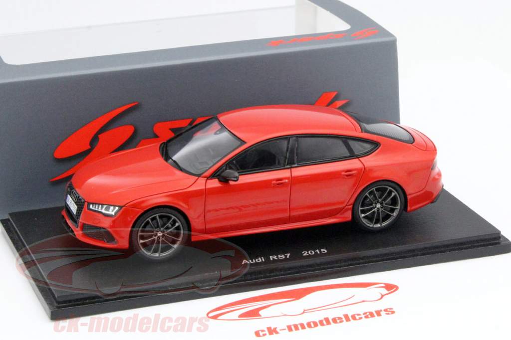 Audi RS7 año 2015 rojo 1:43 Spark