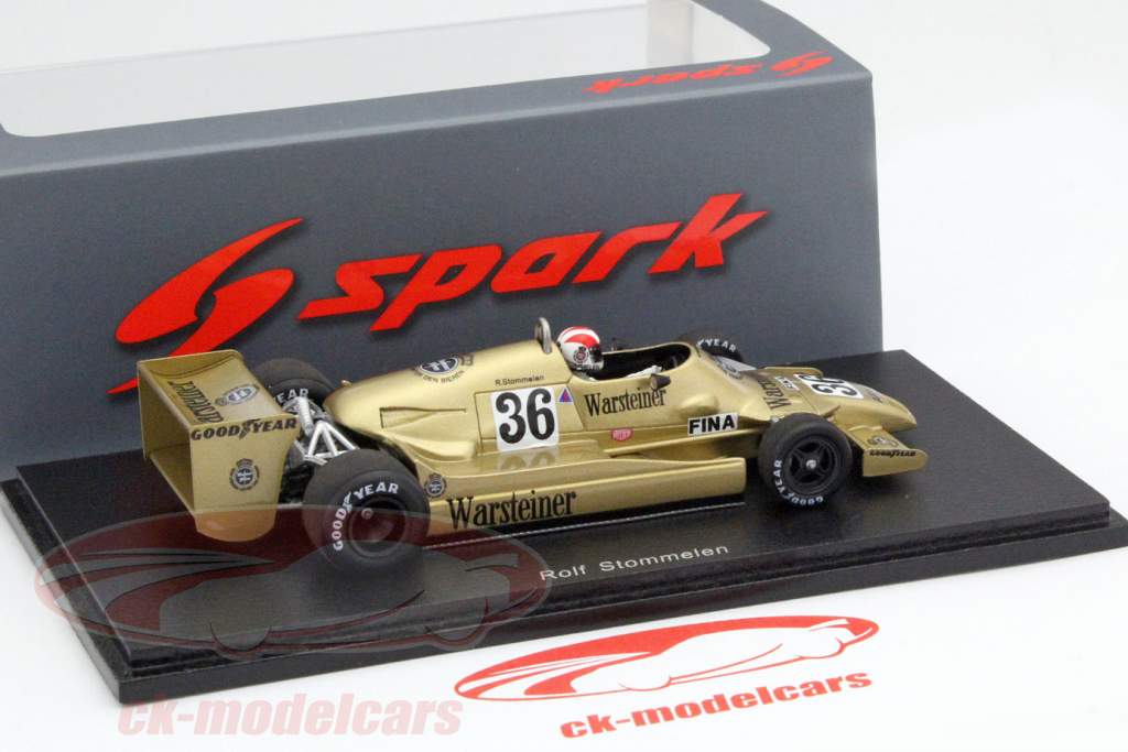 Rolf Stommelen Arrows A1 #36 USA GP formula 1 1978 1:43 Spark
