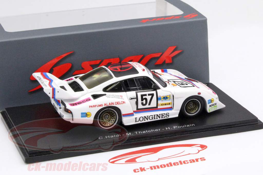 Porsche 935 #57 24h LeMans 1981 Haldi, Thatcher, Poulain 1:43 Spark