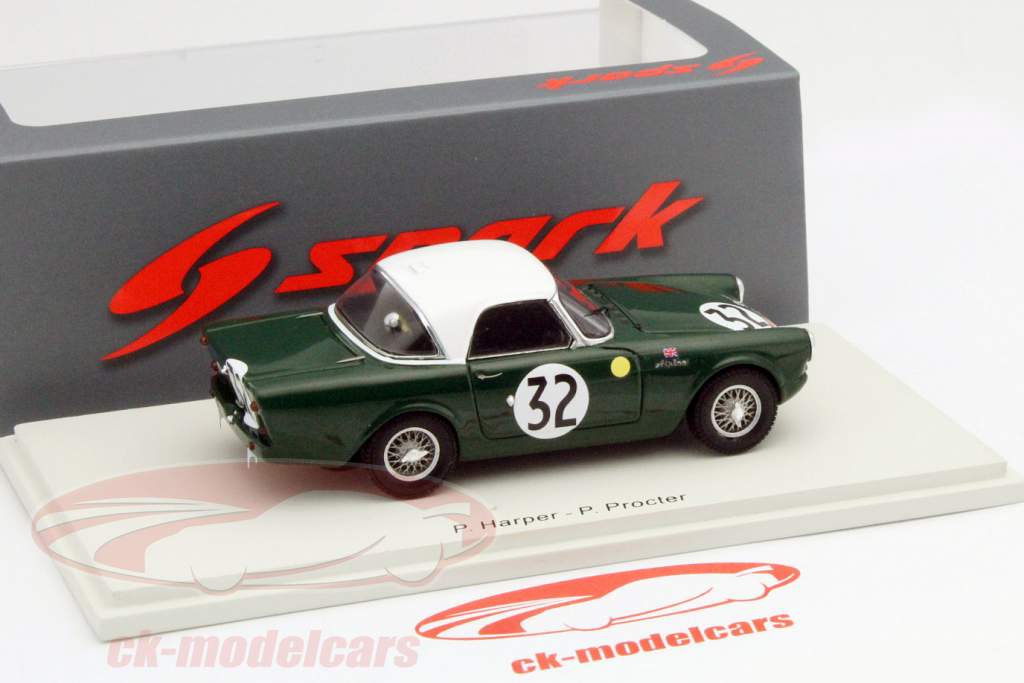 Sunbeam Alpine #32 24h LeMans 1962 Harper, Procter 1:43 Spark