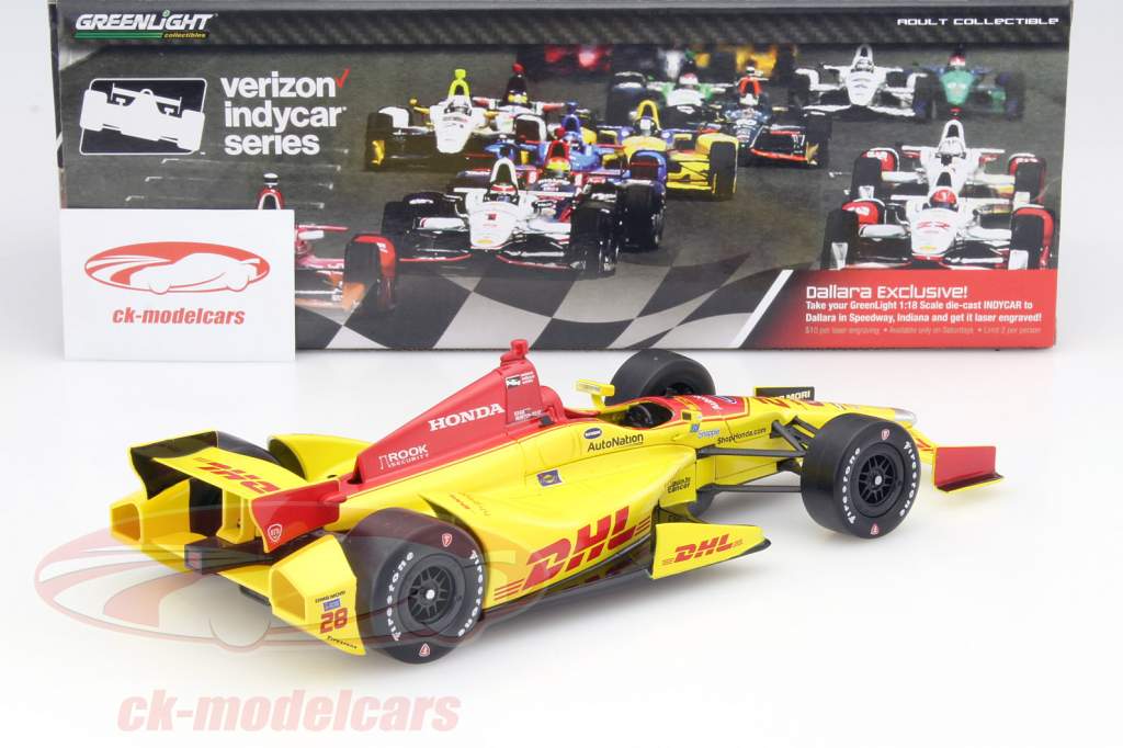 Ryan Hunter-Reay Honda #28 IndyCar Series 2016 1:18 Greenlight