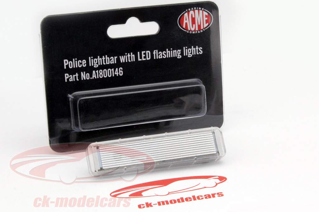 police blue light with LED function 1:18 GMP