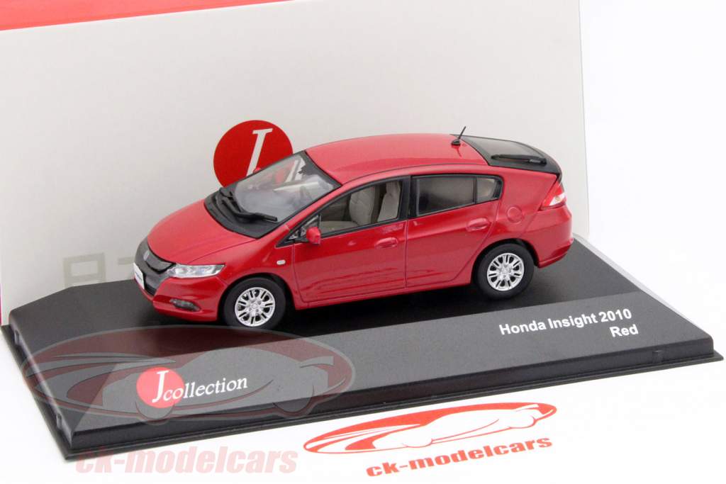Honda Insight jaar 2010 rood 1:43 JCollection