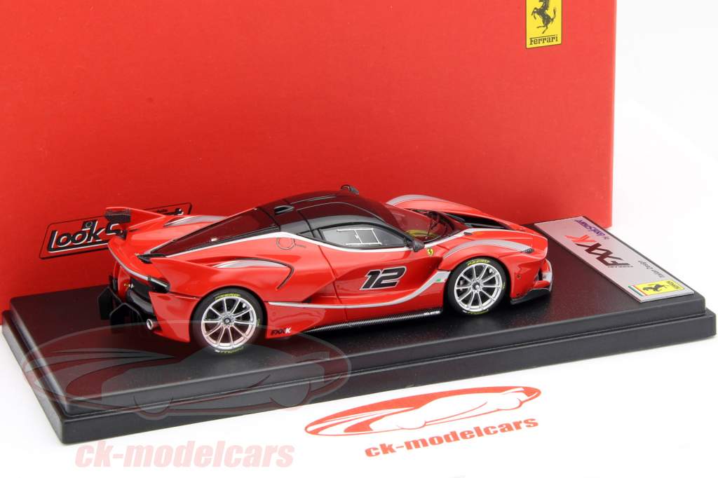 Ferrari FXX-K #12 rojo / plata / negro 1:43 LookSmart