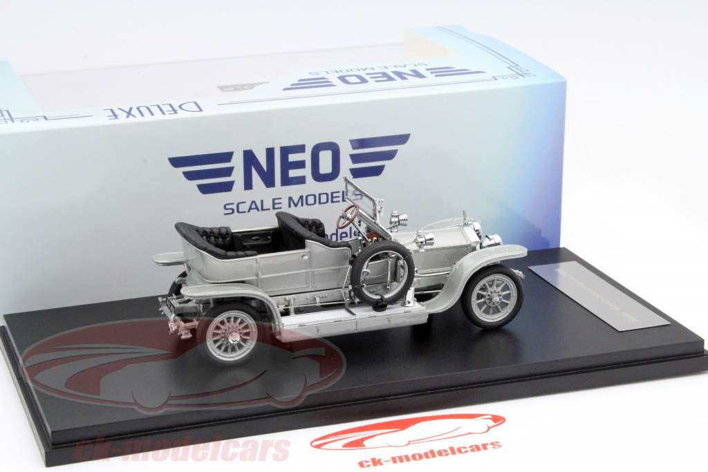 Rolls Royce Silver Ghost Deluxe год 1906 серебряный 1:43 Neo