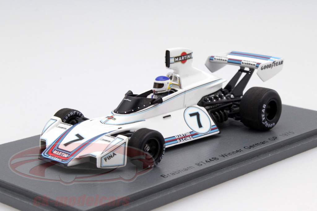 Carlos Reutemann Brabham BT44B #7 gagnant Allemagne GP formule 1 1975 1:43 Spark