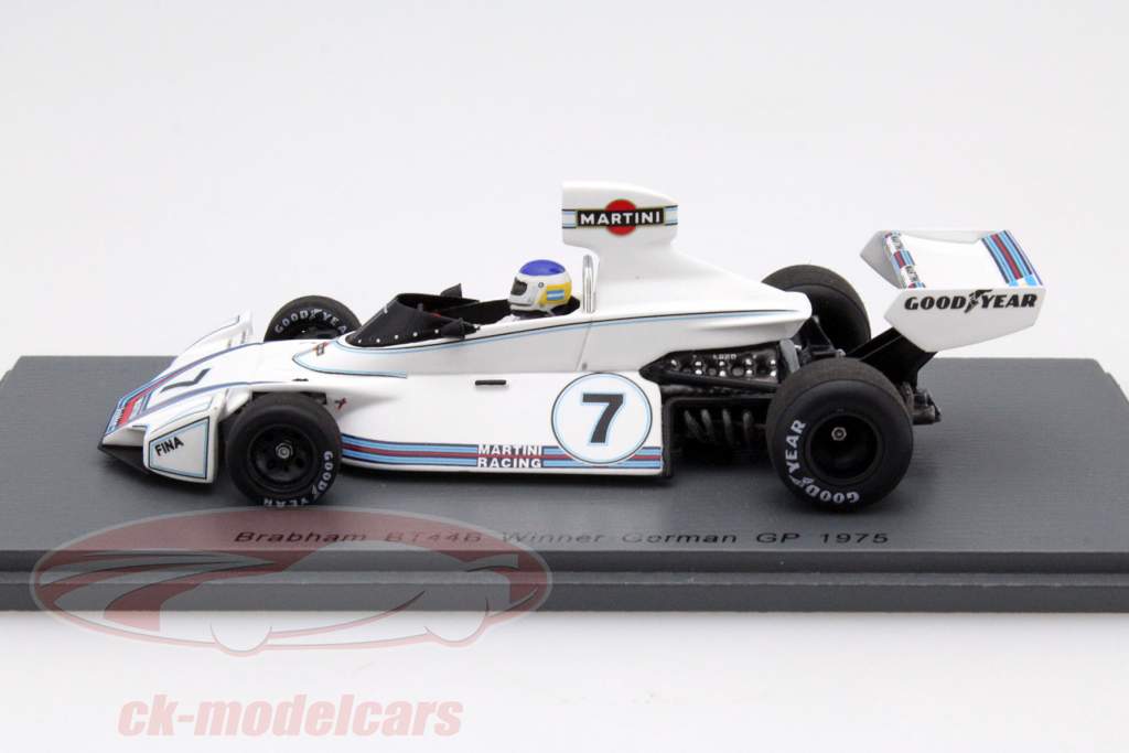 Carlos Reutemann Brabham BT44B #7 gagnant Allemagne GP formule 1 1975 1:43 Spark