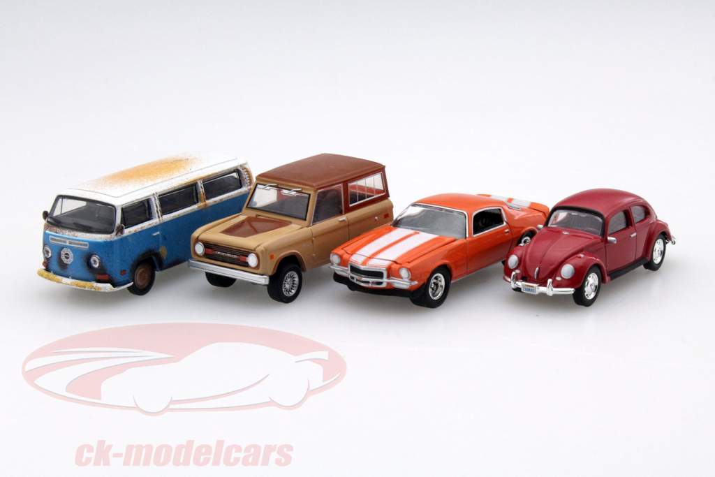 Lost TV-Series 4-Car ensemble version 1 1:64 Greenlight
