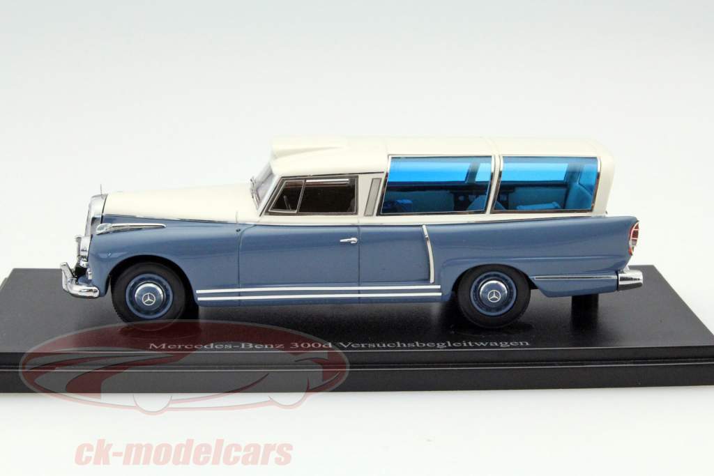 Mercedes-Benz 300D Versuchsbegleitwagen Year 1960 blue 1:43 AutoCult